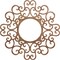Ekena Millwork Reims Wood Fretwork Pierced Ceiling Medallion, Walnut, 30"OD x 11 1/2"ID x 1/4"T CMWP30X30X0250REWA - alternate 1